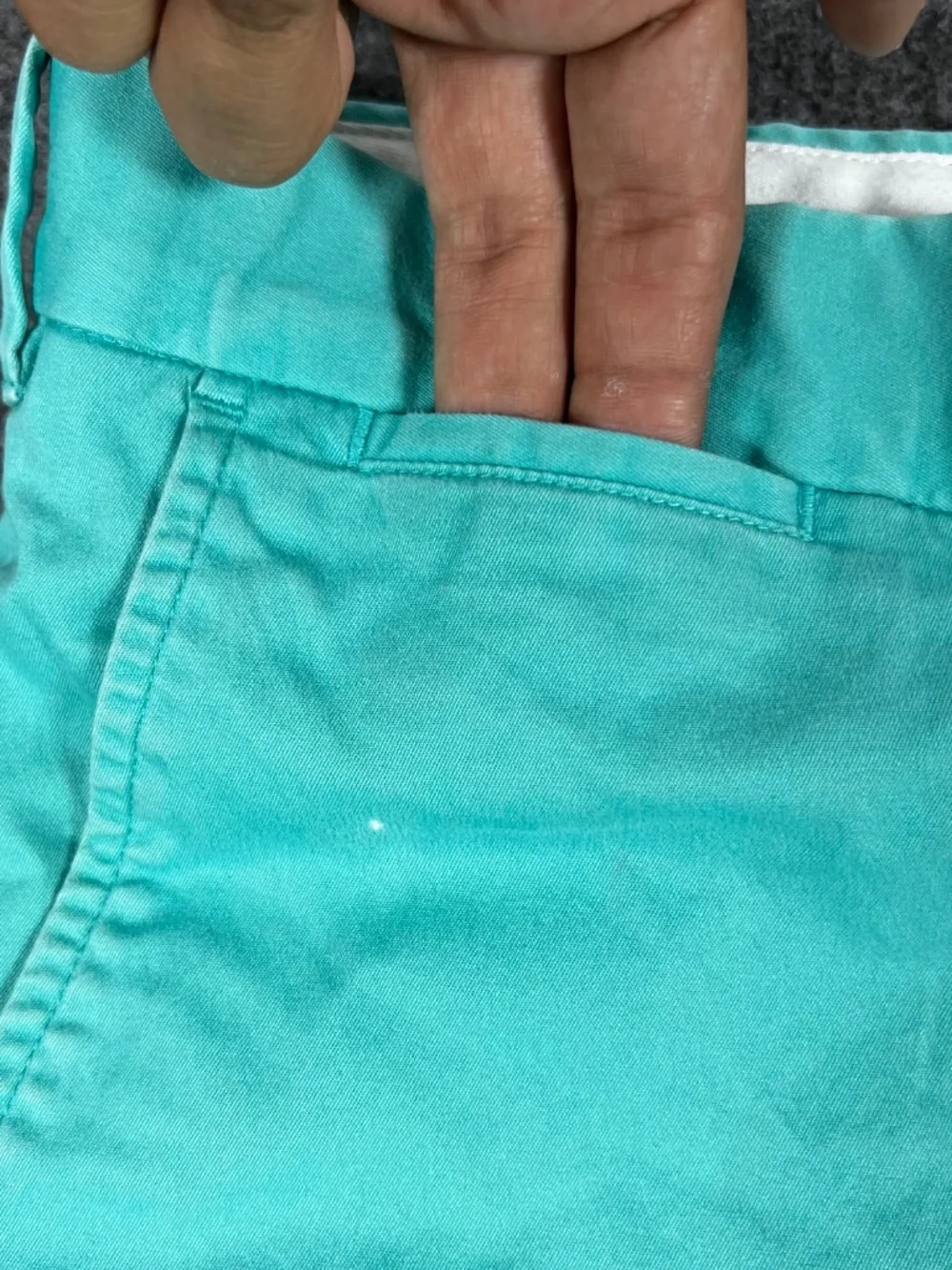 Polo Golf 2014 U.S. Open Championships Twill Shorts Men's 42 Teal Embroidered